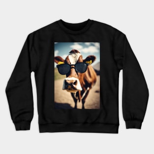 Funny cow Crewneck Sweatshirt